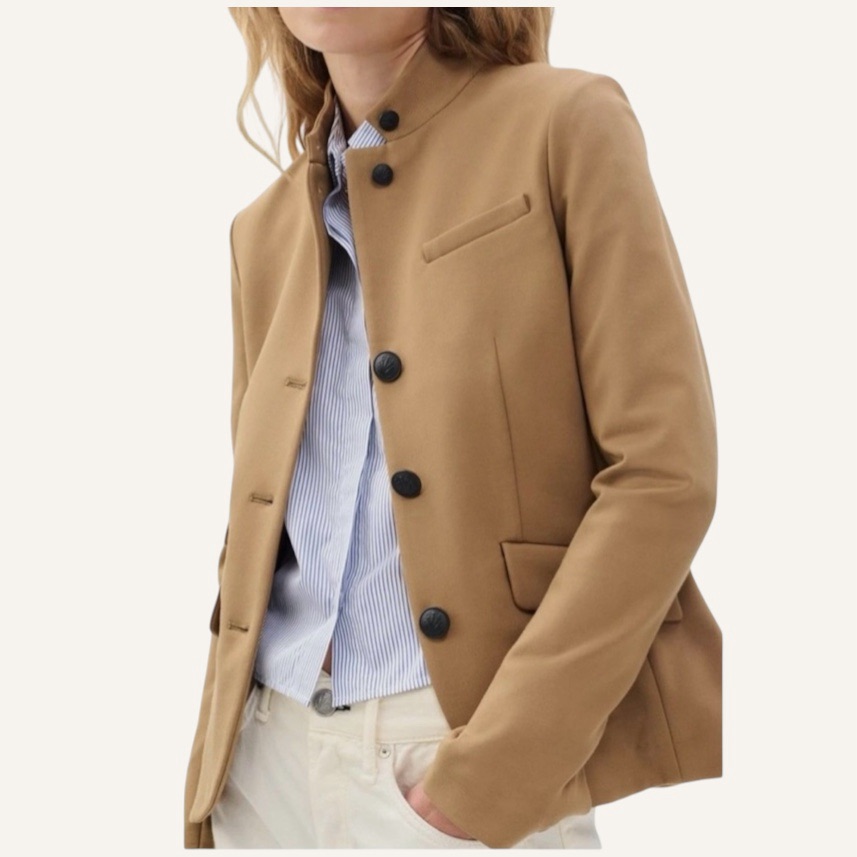 Rag & Bone Tan Button-Up Jacket